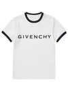 Archetype Slim Fit Cotton Short Sleeve T-Shirt White - GIVENCHY - BALAAN 2