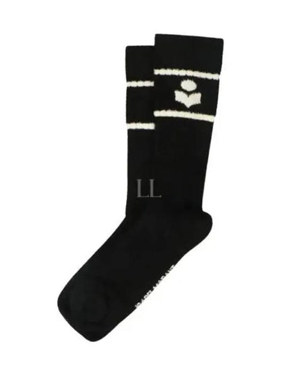 Logo Socks Black - ISABEL MARANT - BALAAN 2