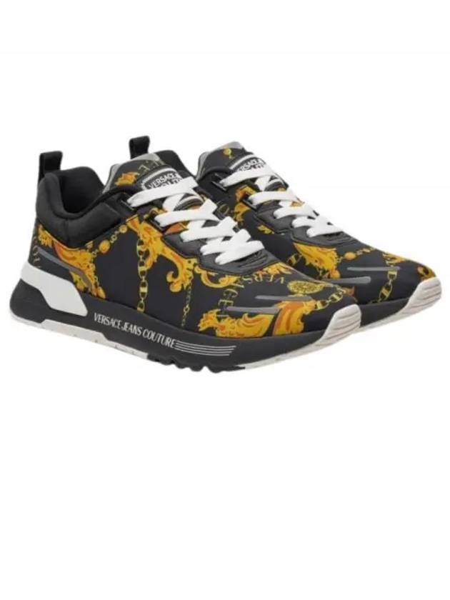 Fondo dynamic low top sneakers black - VERSACE - BALAAN 2