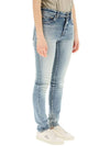 Women's Denim Skinny Jeans Light Blue - SAINT LAURENT - BALAAN 3