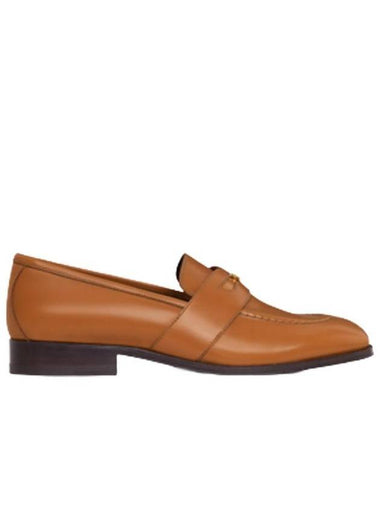 Malaquoise Triomphe Loafer Polished Bull Light Tan 354893602C 18LA - CELINE - BALAAN 1