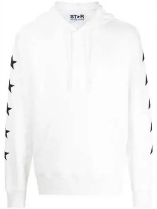 Side Back Star Patch Hoodie White - GOLDEN GOOSE - BALAAN 2