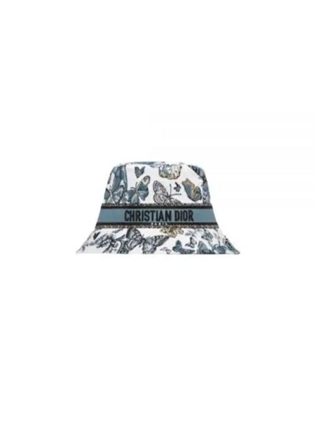 D Bobby Toile De Jouy Mexico Small Bucket Hat White - DIOR - BALAAN 2