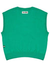 Spell point knit vest GREEN TMFVN20106 - TRIMERE - BALAAN 3