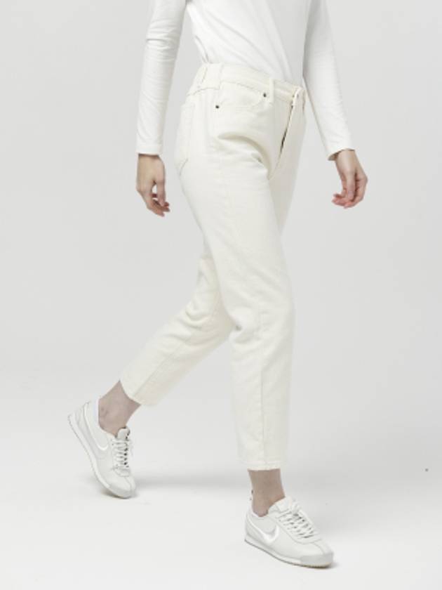 Women s Cotton Span Brushless Baggy Ivory 3 4 Pants DO6242PT26 - DOYOUKNOWMC GOLF WEAR - BALAAN 3