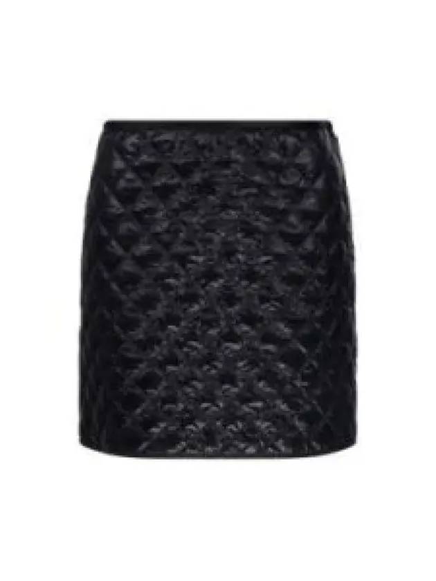 Padded Mini A-Line Skirt Black - MONCLER - BALAAN 2