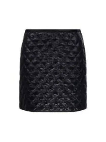 Padded Mini A-Line Skirt Black - MONCLER - BALAAN 2