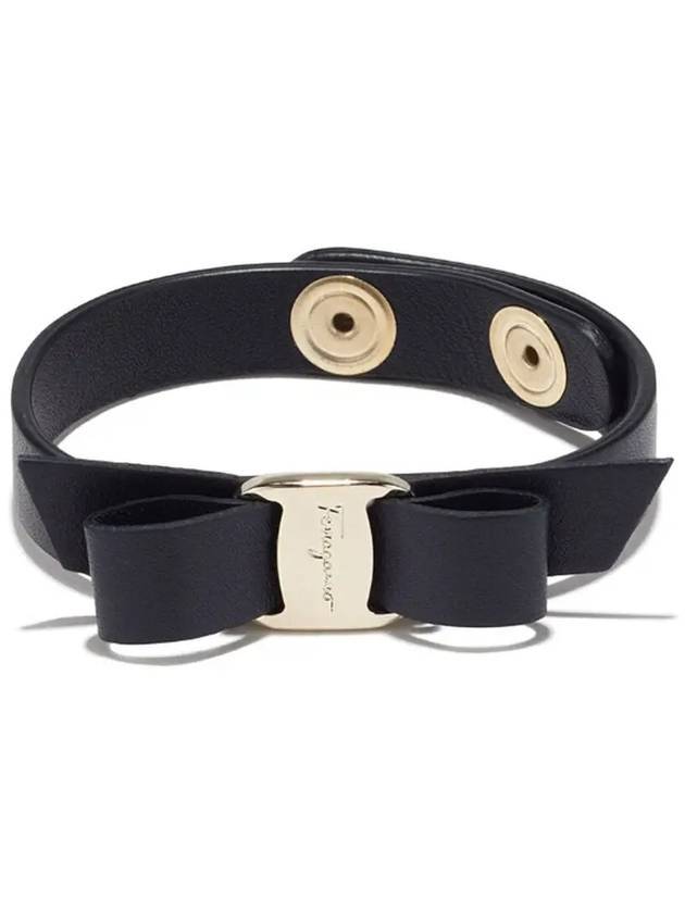 Vara Bow Bracelet Black - SALVATORE FERRAGAMO - BALAAN 2