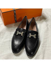 Paris Loafers Goatskin Palladium Noir - HERMES - BALAAN 2