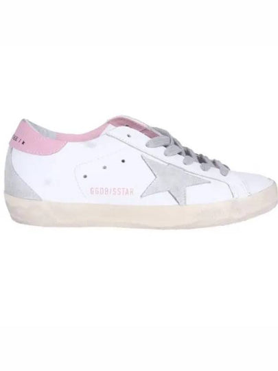 Superstar White Pink Heel Tab Sneakers - GOLDEN GOOSE - BALAAN 2