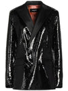 sequinembellished double breasted dinner jacket - DSQUARED2 - BALAAN 1