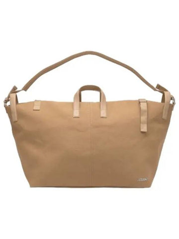 Jacquemus Le Sac A Large Tote Bag Dark Beige Handbag - JACQUEMUS - BALAAN 1