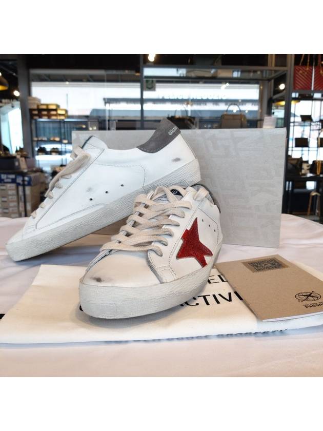 Superstar Classic Leather Low Top Sneakers White - GOLDEN GOOSE - BALAAN 8