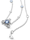 Disney Cinderella Pumpkin Coach Collier Silver Necklace Blue - PANDORA - BALAAN 5