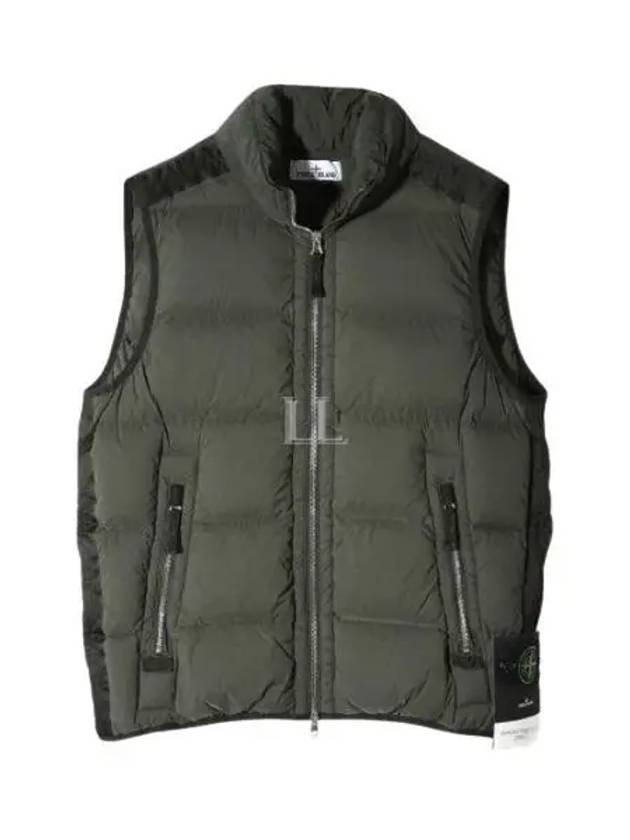 Seamless Tunnel Vest Khaki - STONE ISLAND - BALAAN 2