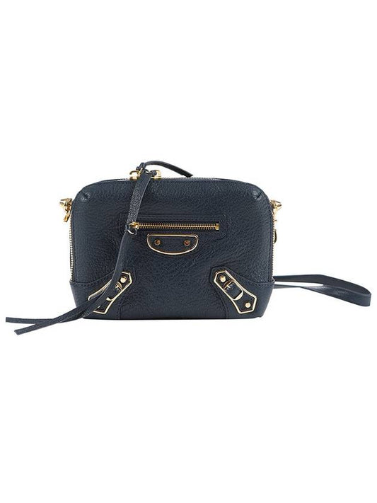 Metal Reporter Mini Cross Bag Navy - BALENCIAGA - BALAAN 2