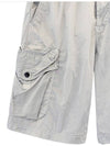 Patch Pocket Swim Shorts Silver - STONE ISLAND - BALAAN 5