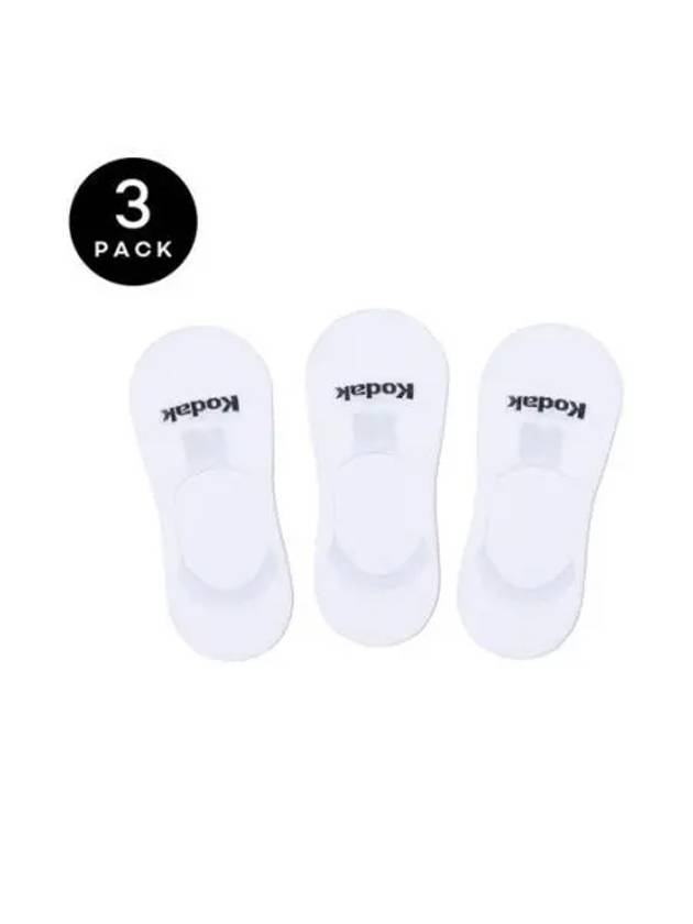 KODAK Apparel no show socks 3PC white - KODO - BALAAN 1