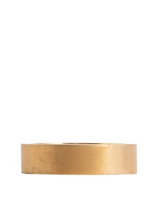 Number Engraved Logo Metal Ring Gold - MAISON MARGIELA - BALAAN 4