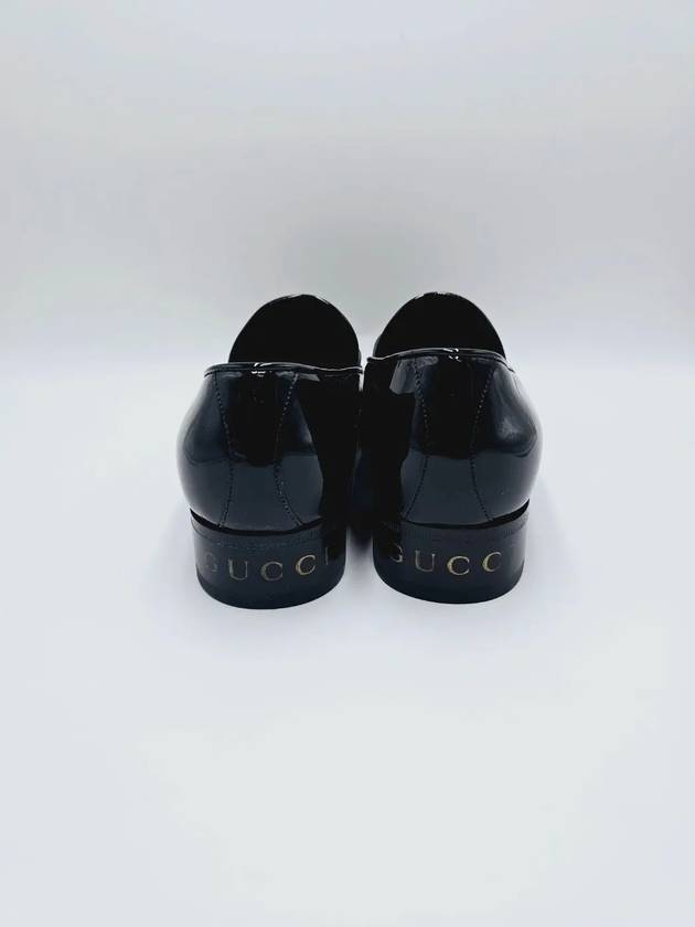 Tassel Leather Loafers Black - GUCCI - BALAAN 4