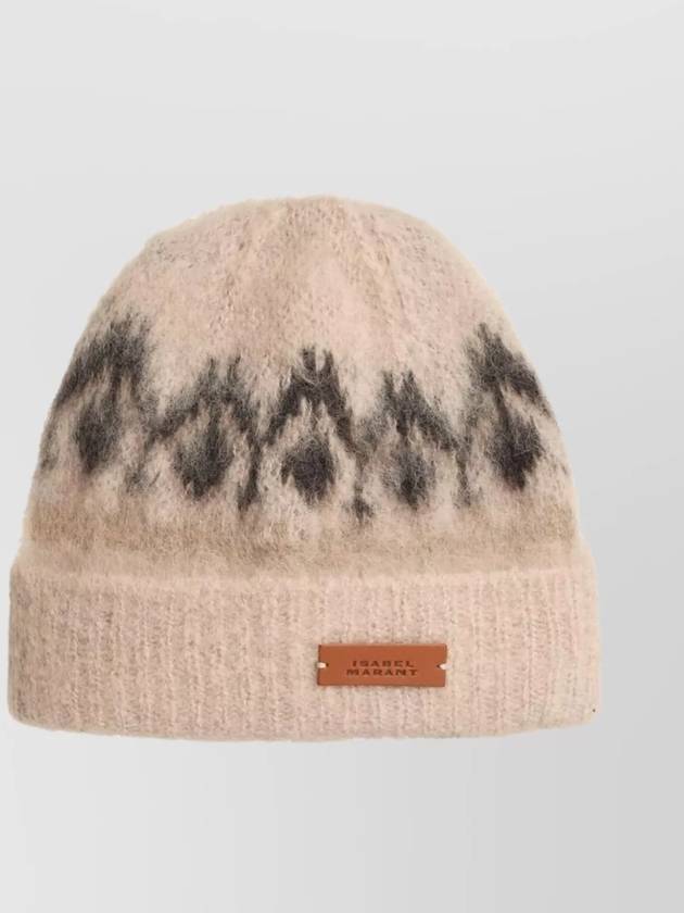 Darana Wool Blend Beanie Nude - ISABEL MARANT - BALAAN 2