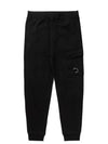 Diagonal Raised Fleece Cargo Track Pants Black - CP COMPANY - BALAAN 3