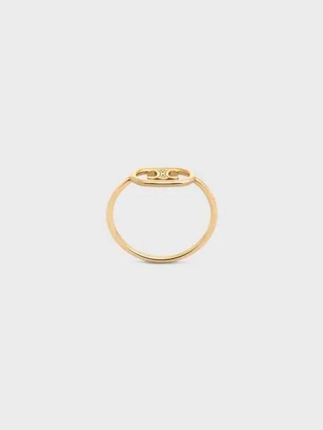 Maillon Triomphe Ring Yellow Gold - CELINE - BALAAN 1