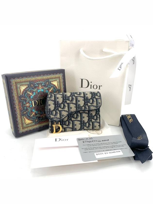 Christian oblique accordion card wallet - DIOR - BALAAN 1