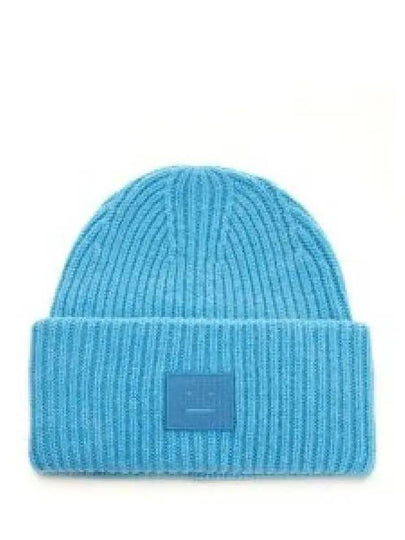 Face Patch Beanie Blue - ACNE STUDIOS - BALAAN 2