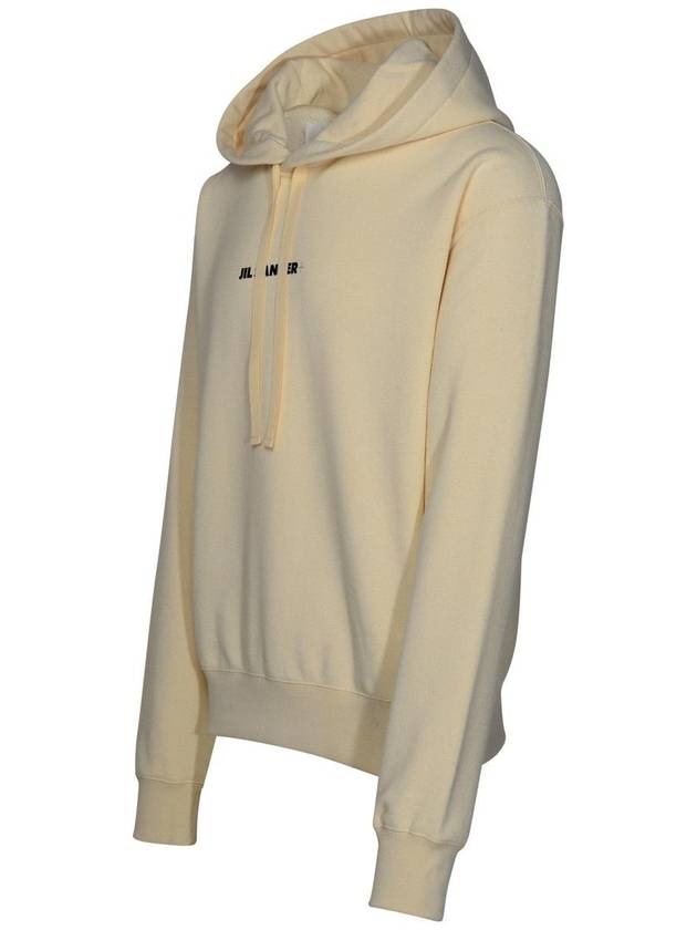 Plus Logo Hoodie Beige - JIL SANDER - BALAAN 3