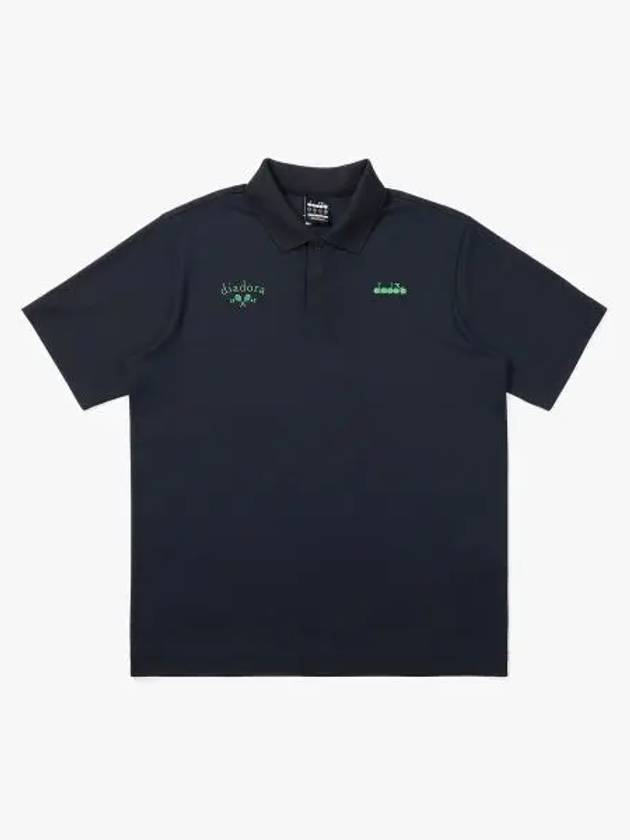 Diadora Regina PQ short sleeve t shirt NAVY - DIADORA - BALAAN 1