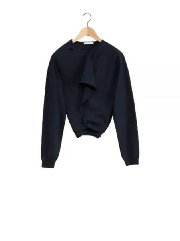 Trompe L'Oeil Cardigan Navy - LEMAIRE - BALAAN 2