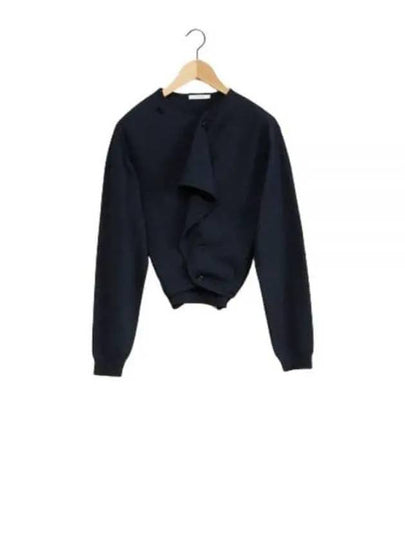 Trompe L'Oeil Cardigan Navy - LEMAIRE - BALAAN 2