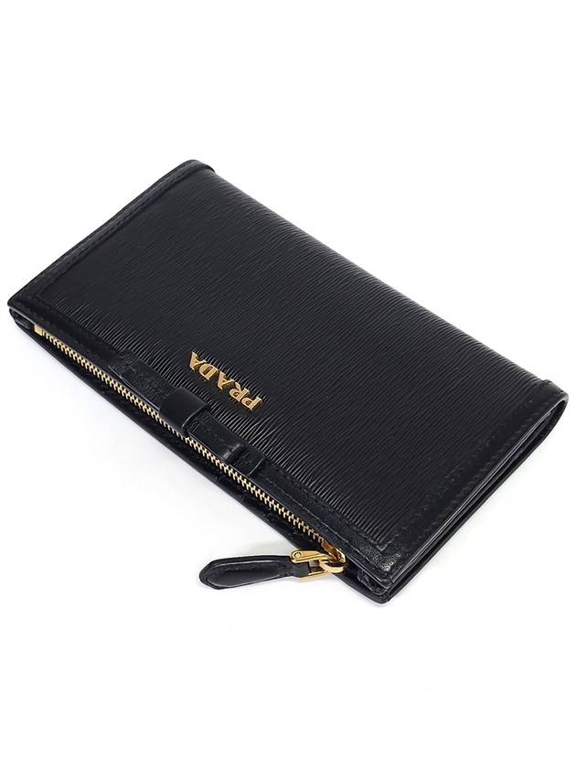 1ML009 Vitello Ribbon Medium Wallet Half - PRADA - BALAAN 3