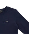 Item Logo Sweatshirt Navy - A.P.C. - BALAAN 5