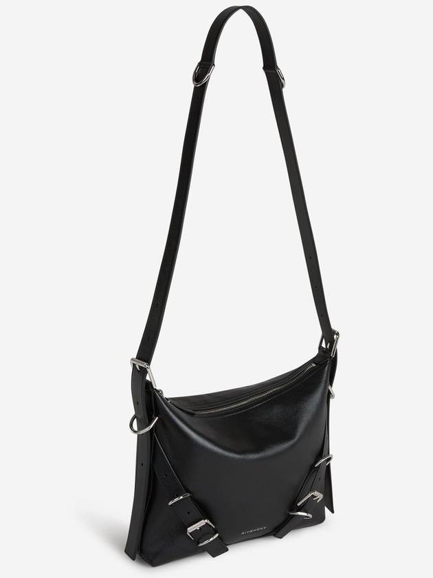 Voyou Leather Shoulder Bag Black - GIVENCHY - BALAAN 3