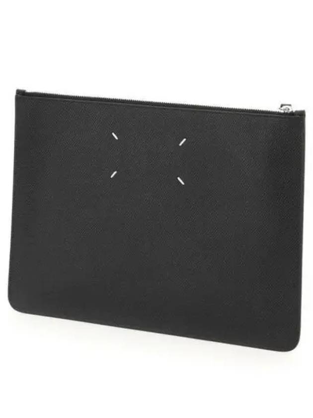 Stitch Zipper Clutch Bag Black - MAISON MARGIELA - BALAAN 2