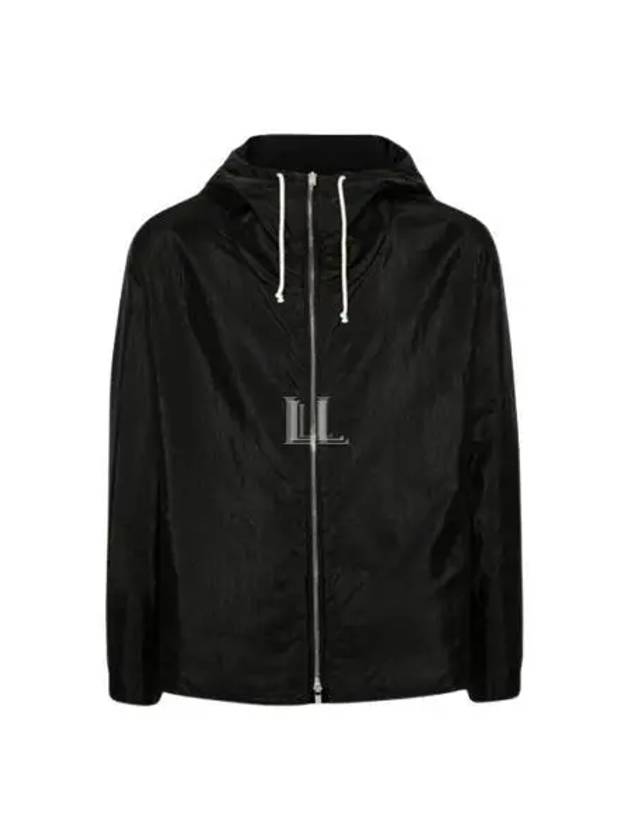 Blouson Nylon Hooded Jacket Black - JIL SANDER - BALAAN 2