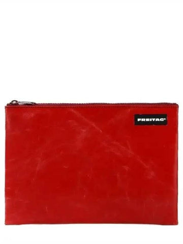 Unisex small clutch bag F07 CHUCK 12 RED 271172 - FREITAG - BALAAN 1