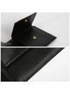 Triomphe Canvas Coin Half Wallet Black - CELINE - BALAAN 5