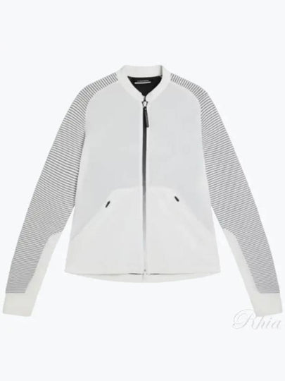 Rolf Hybrid Knit Jacket White - J.LINDEBERG - BALAAN 2