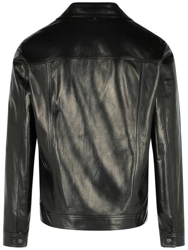 Salvatore Santoro Black Leather Jacket - SALVATORE SANTORO - BALAAN 3