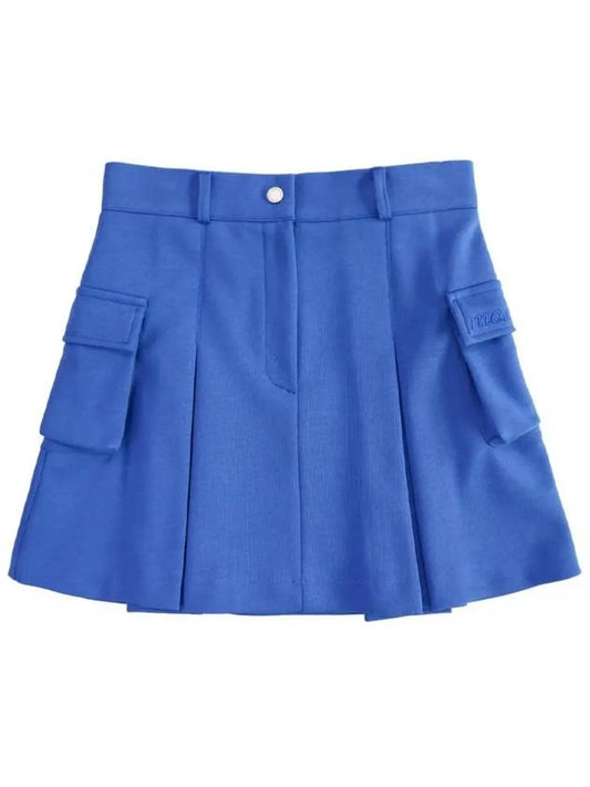 Vivid Cargo Skirt BLUE - MONBIRDIE GOLF - BALAAN 2