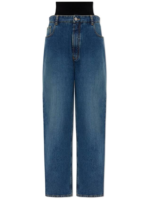 Alaïa High-waisted Jeans, Women's, Blue - ALAIA - BALAAN 1