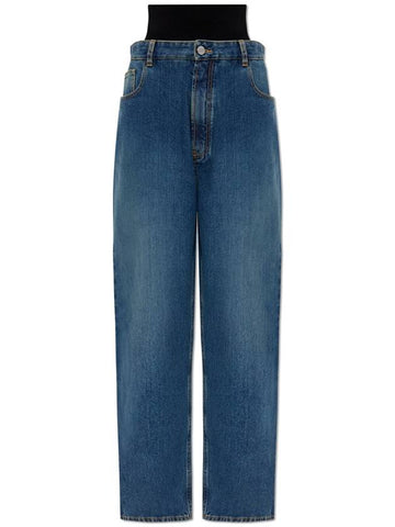 Alaïa High-waisted Jeans, Women's, Blue - ALAIA - BALAAN 1