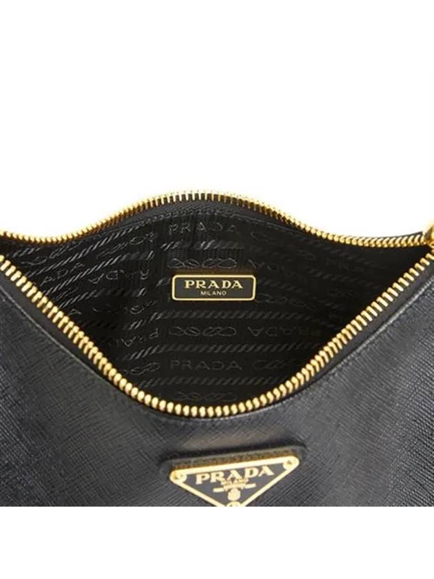 Re-Edition Saffiano Leather Mini Bag Black - PRADA - BALAAN 8