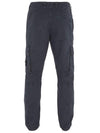 Wappen Patch Old Treatment Slim Fit Cargo Straight Pants Navy - STONE ISLAND - BALAAN 3