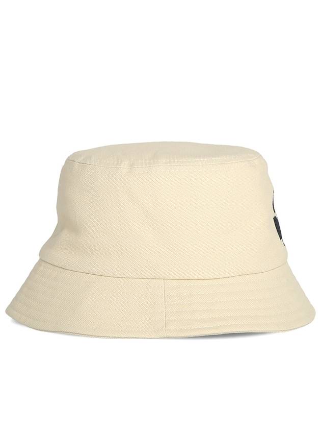 Women's Haley Logo Bucket Hat Black Ecru - ISABEL MARANT - BALAAN 4