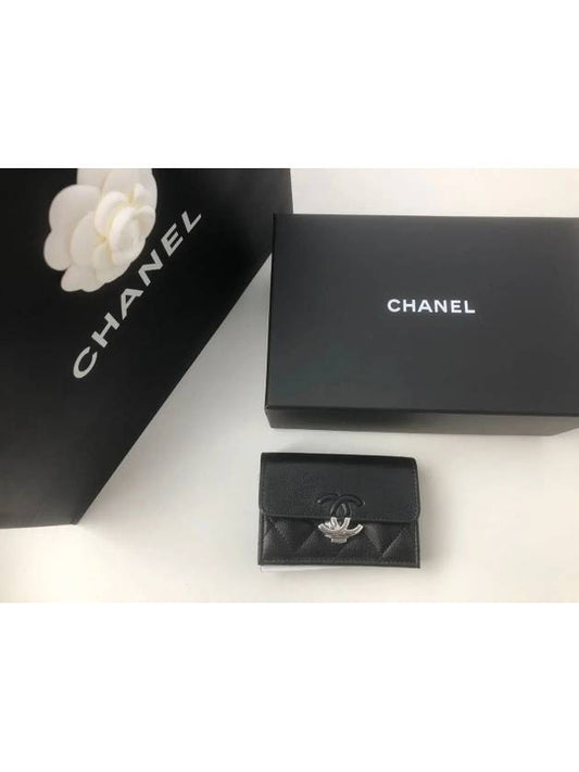 Flap black wallet - CHANEL - BALAAN 1