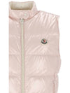 Alcibia Logo Patch Padded Vest Pink - MONCLER - BALAAN 5